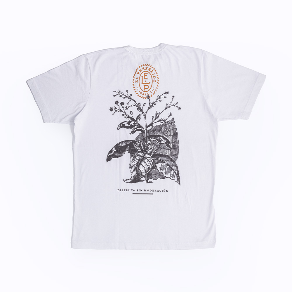 Camiseta El Tabaco blanca El Preferido