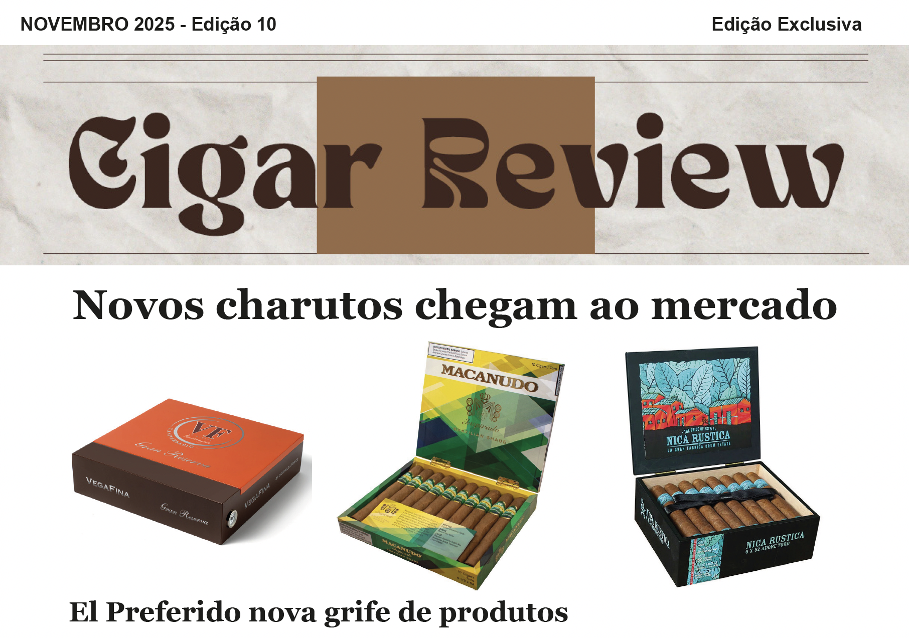 Jornal Cigar Review - 10 - edição outubro